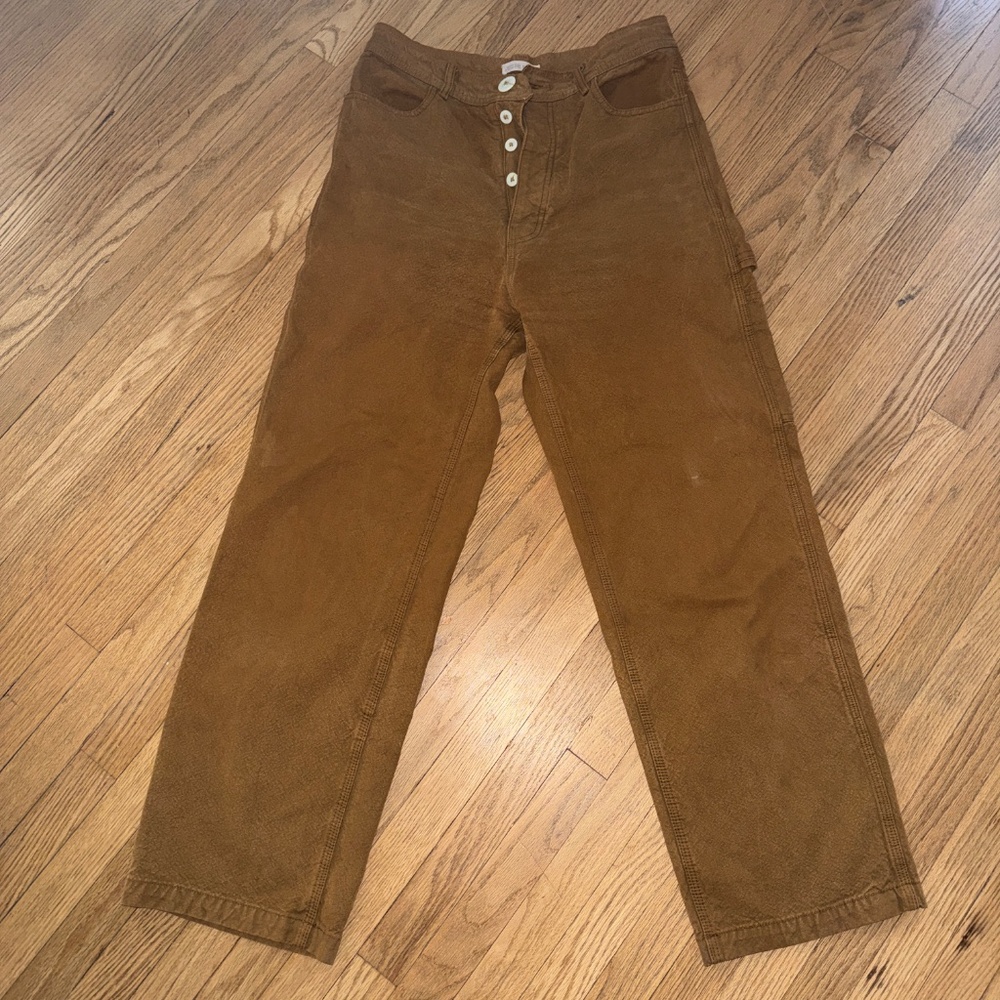 Jesse Kamm Tan Handy Pants Sz 10 (see notes and photos!)